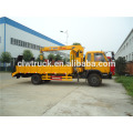 Dongfeng 153 grue à camion de transport à plateau, camion à grue de 5 tonnes